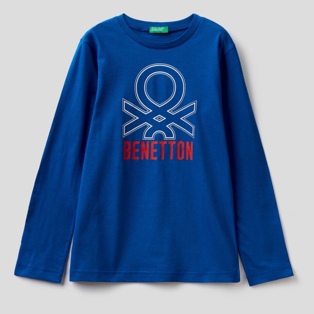 United Colors Of Benetton LONG SLEEVE ORGANIC COTTON T-SHIRT 11-12 Years